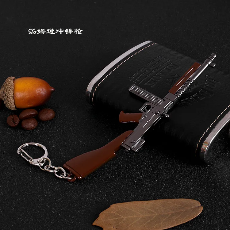 Популярная игра PUBG CS GO брелоки в виде оружия AK47 модель пистолета 98K для