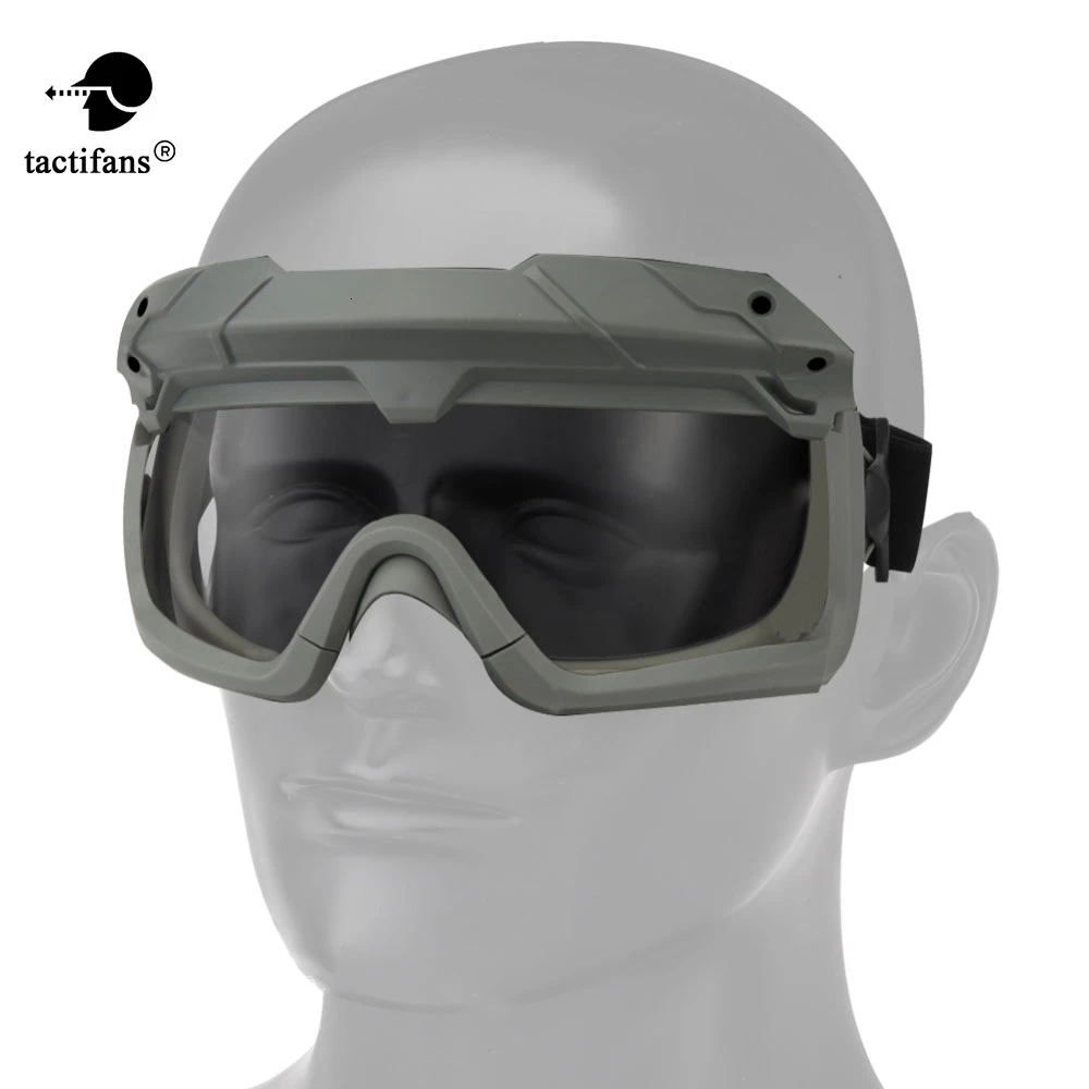 

Airsoft Paintball Tactical Goggle Safety Clear Glasses Eyes Protection Shooting CS Game Anti-fog Hiking Eyewears For Helmet