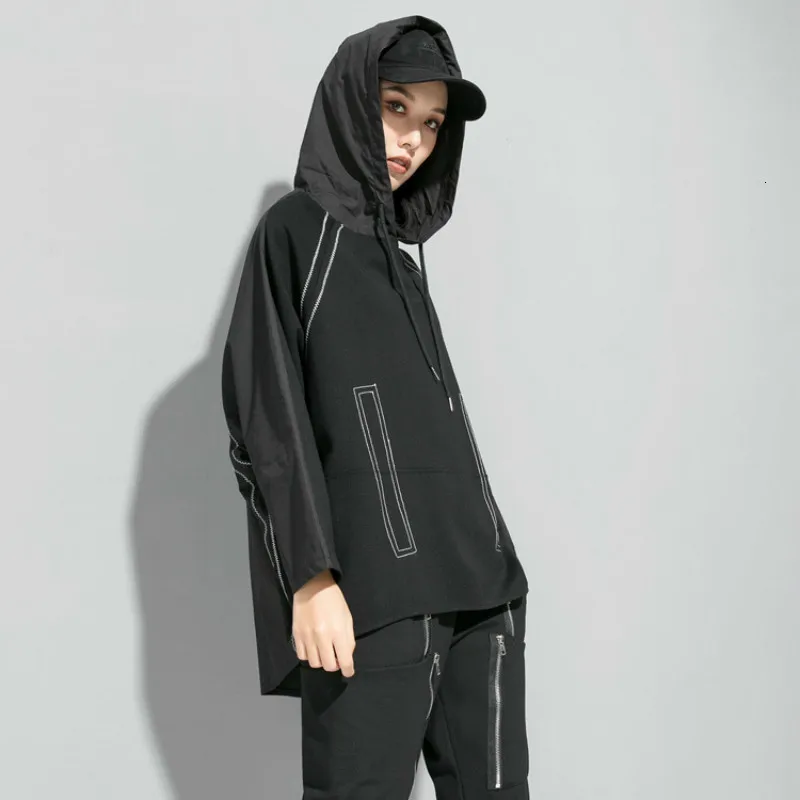Max LuLu модные корейские женские панк свободная одежда женские осенние толстовки с капюшоном для фитнеса повседневные хлопковые Толстовки оверсайз