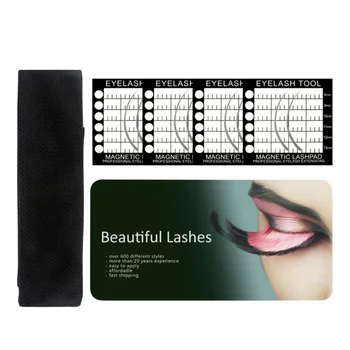 

Professional Headband Convenient Magnetic Eyelash Pad Girls Eyelashes Set Make Up Grafting Practice Tools Handmade Cosmetics
