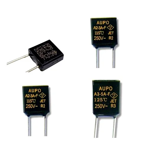 Square 1A 2A 3A 5A 250V Thermal Fuse Cutoff 84 102 115 125 130 135 145 150 C Degree LED Fuses Temperature Switches Control thermal fuse temperature switch