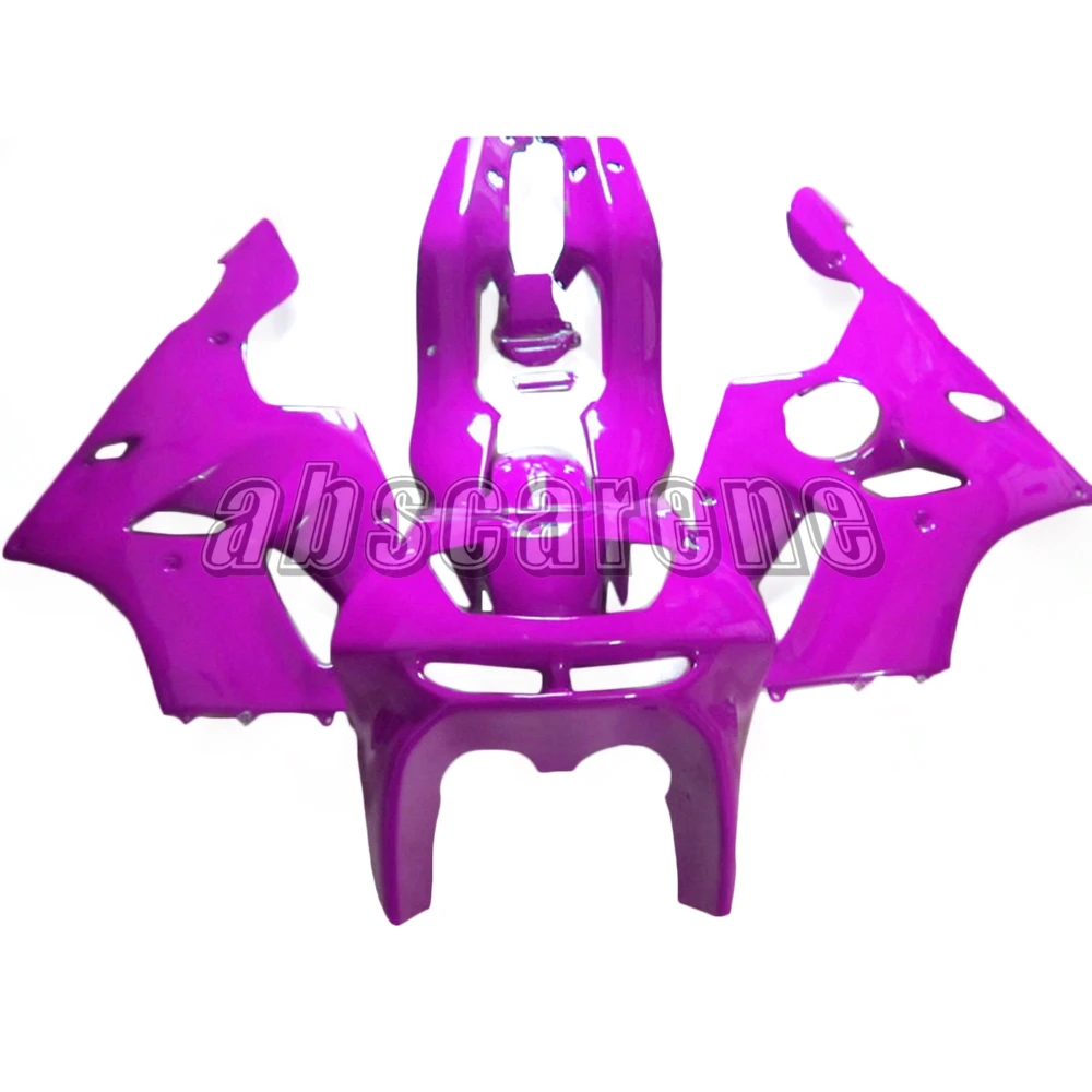 Полный комплект обтекателей для Kawasaki ZX6R ZX-6R 1994 1995 1996 1997 94 95 96 ABS пластик мотоциклетный кузов Блеск Чистый фиолетовый-красный