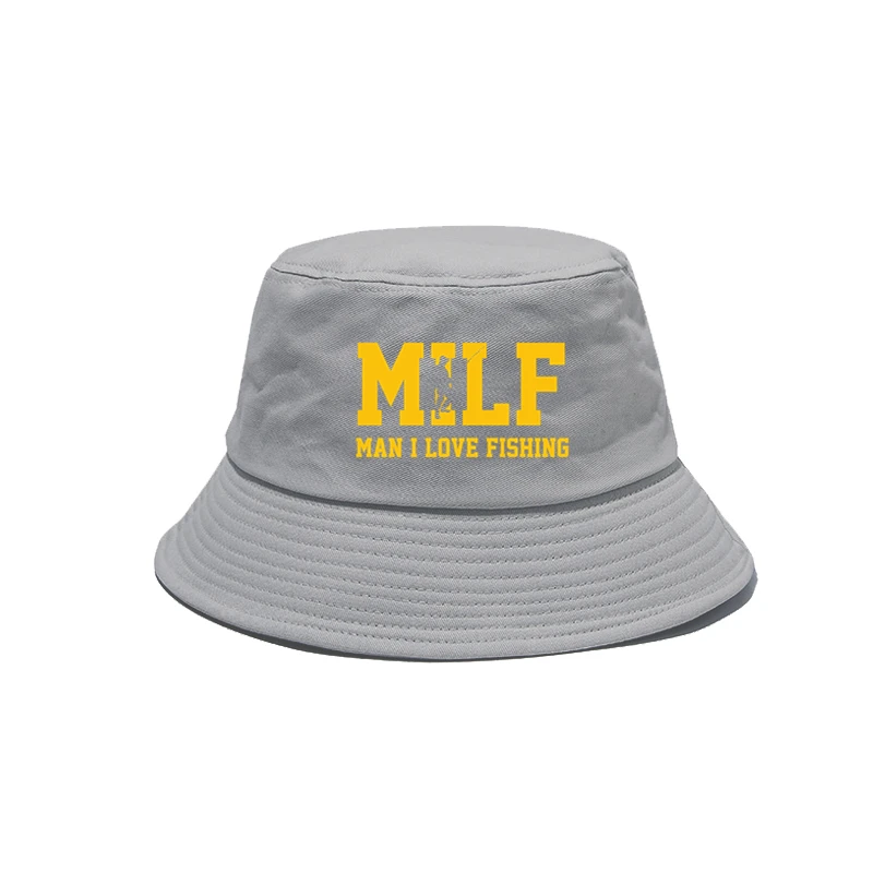 MILF Man I Love Fishing Bucket Hats Cool Summer Fishing Caps