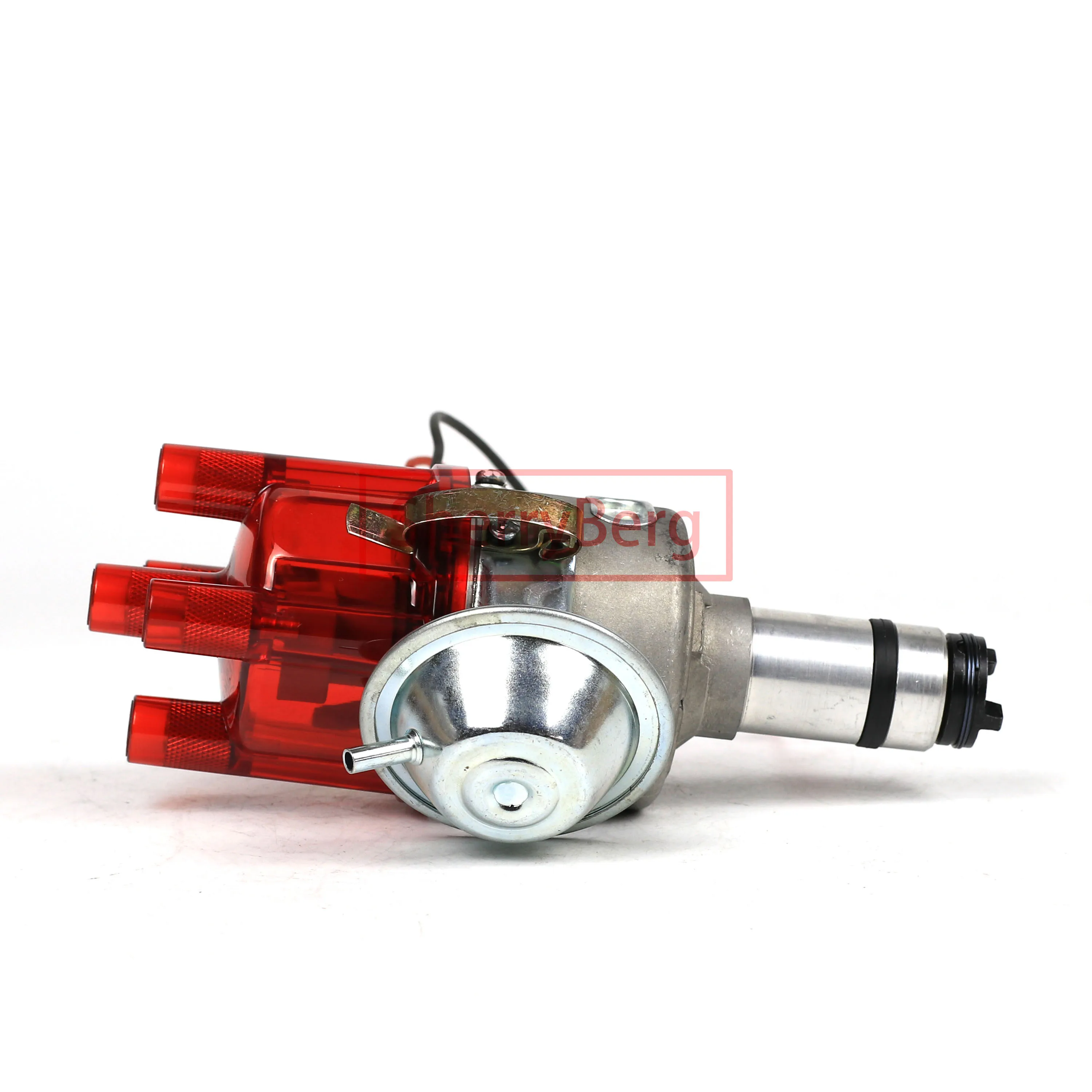 Complete electronic ignition distributor for VOLVO B20A B20B B18 engines VACUUM ADVANCE CCW red transparency cap