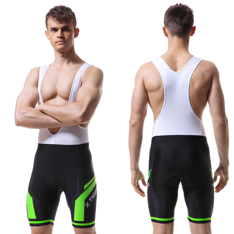 Cycling Shorts X-TIGER Men MTB Shockproof Bike Shorts Summer Breathable Bicycle With Coolmax 5D Gel Padded Bib Tights cycling bib shorts,cycling shorts