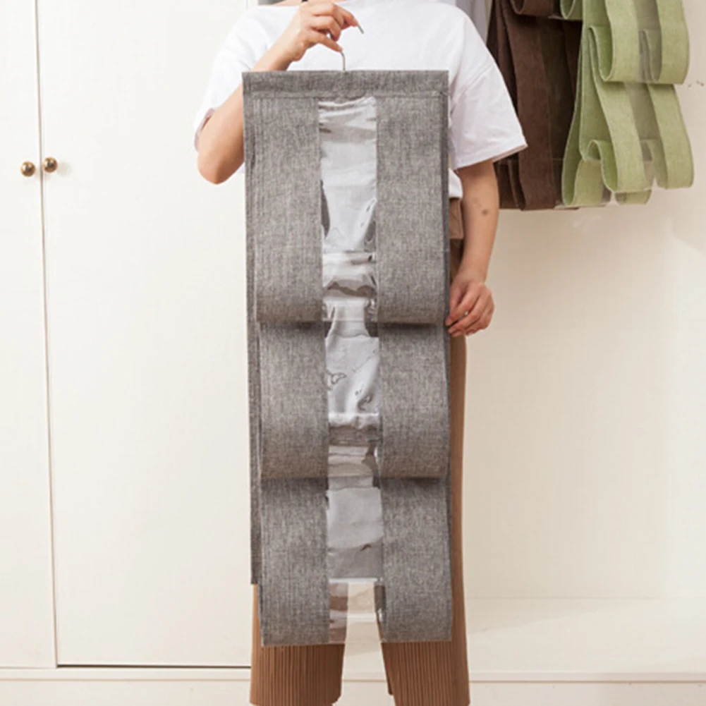 Three-dimensional Storage Dust-proof Wardrobe Storage Bags Shoes Handbag Hanging Holder Home Cloth Organizer