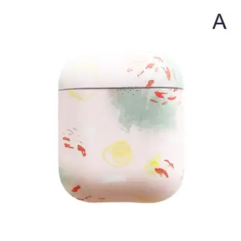 

Art Flower Earphone Case For Apple Airpods 2 1Air Cases Floral For AirPod Luminous Headphone Cover Headset Protector Pods S R6B3