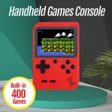 Новая видеоигровая консоль, встроенные 400 ретро классические игры, 3,0 дюймовый экран, Мини Портативная консоль, карманный портативный игровой плеер