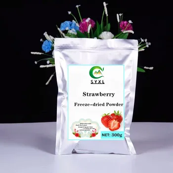 

100g-1000g GMP Manufacture food grade 100% Pure Natural Organic Freeze-dried Strawberry Powder Strawberry extract powder