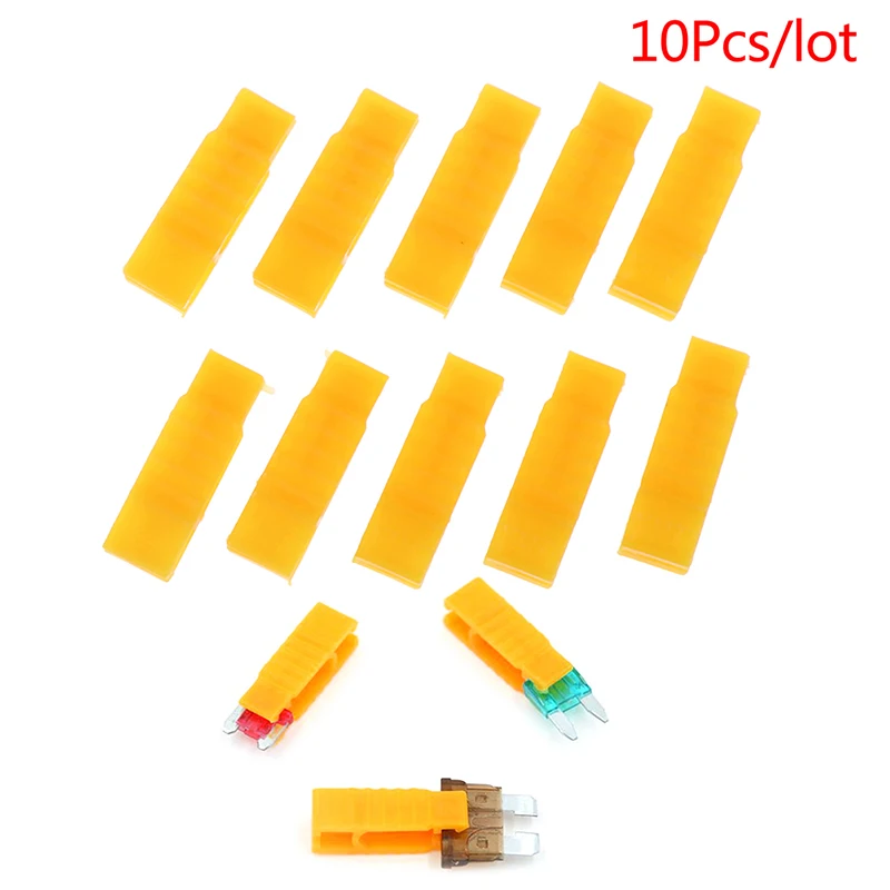 10pcs Fuse Clip Tools Car Fuse Traction Automobile Puller 3 * 1cm/1.18*0.39"