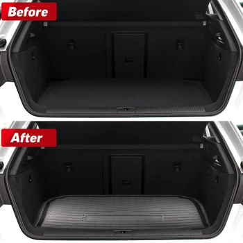 

Car Interior Cargo Liner Boot Tray Rear Trunk Cover Matt Mat Floor Carpet Kick Pad For Audi A3 S3 RS3 8v 2013 2014 2015 - 2018