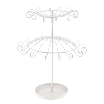 

Rotary Jewelry Storage Rack Jewelry Display Rack Earring Necklace Rack Double Display Rack