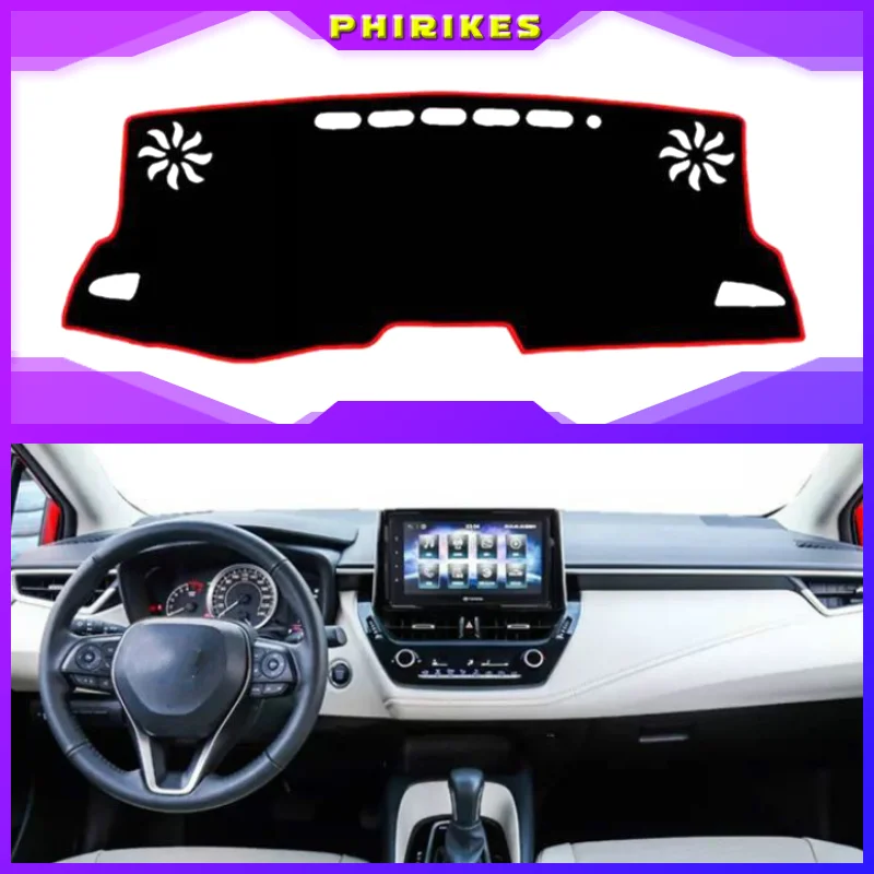 

For Toyota Corolla 2019 2020 Dashboard Cover Dash Mat Pad Dashmat Sun Shade Instrument Protective Carpet Car Styling Accessories