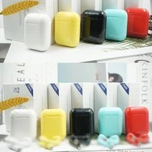 I12 TWS, беспроводные наушники Bluetooth 5,0, спортивные наушники, сенсорные, всплывающие, наушники, гарнитура с зарядной коробкой, слуховой аппарат
