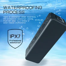 X5 PRO беспроводной Bluetooth динамик IPX7 водонепроницаемый 20 Вт открытый динамик Портативный TWS стерео Бас Звук Коробка AUX в TF карта с микрофоном