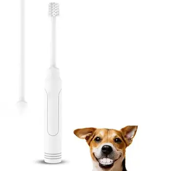 

New Pet Electric Toothbrush Teeth Whitening Tool Pet Daily Cleaning Tool Dog 360° Electric Toothbrush Oral CleaningHOT ttzr
