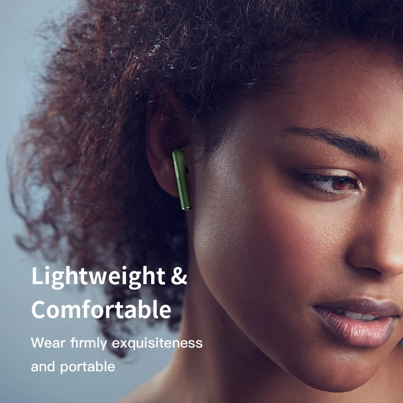 Whizzer B7 TWS Wireless  Bluetooth Earphones Waterproof Sports Headset Voice Control 5.0 Noise Reduction Tap Control  Earbuds