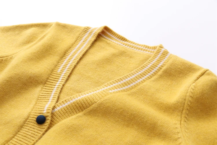 H. SA, женский свитер, кардиганы, v-образный вырез, открытая стежка, свободная вязанная куртка, пальто, желтые Cardiagns, осенний свитер, джемперы, пончо