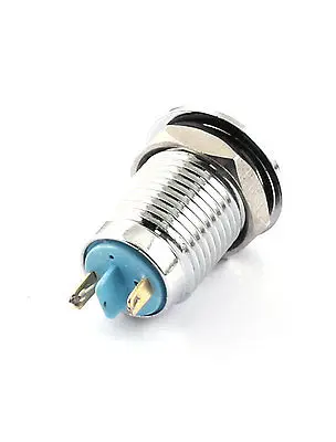 DC24V 12 мм панель крепление из нержавеющей стали синий светодиодный индикатор сигнала