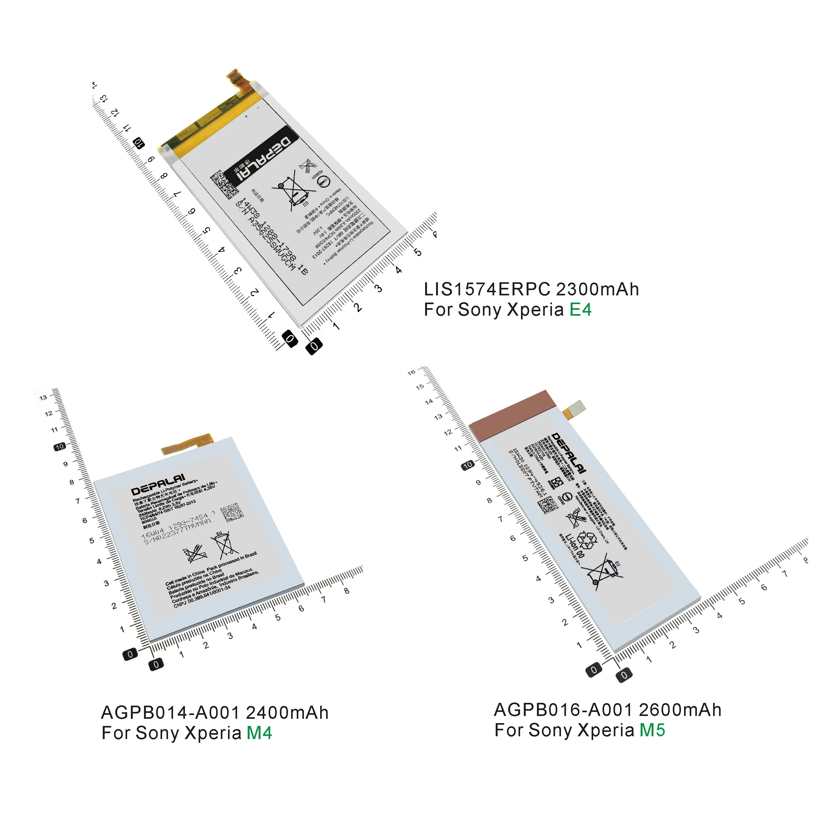 

LIS1574ERPC AGPB014-A001 AGPB016-A001 Battery For Sony Xperia E4 E2033 E2105 E2003 M4 E2303 E2333 E2353 M5 E5606 E5663 E5653
