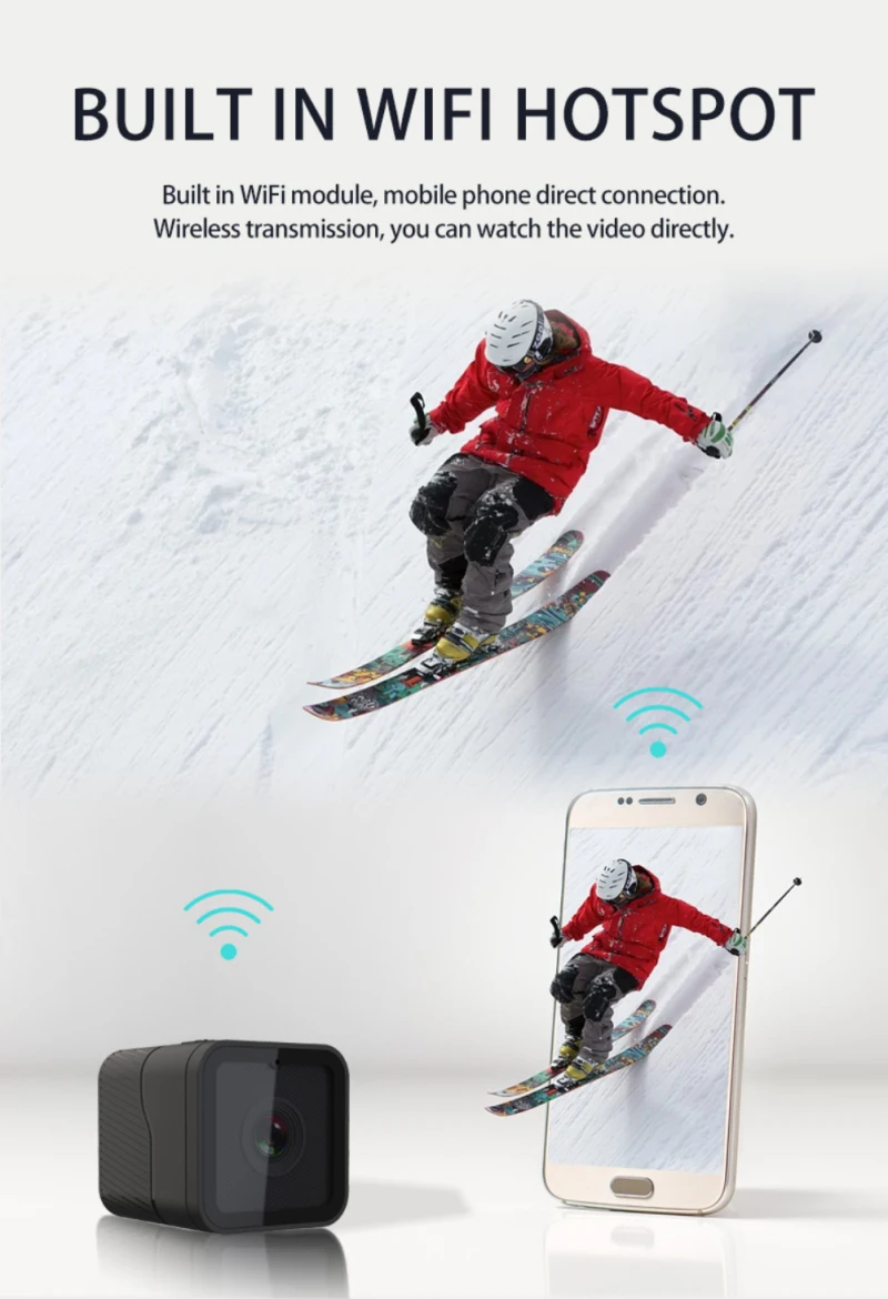 CS03 Wireless Ip Mini Camera Home Security Camera WiFi 1080P Wireless Surveillance Camera Remote Monitor Waterproof Cam