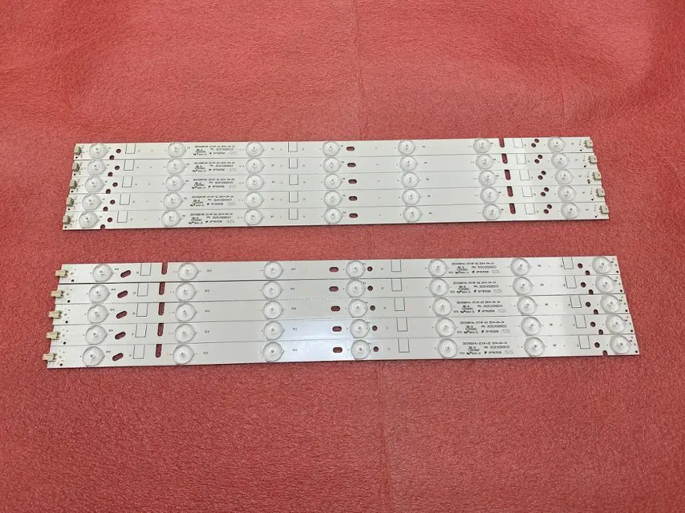 

New 5set=50 PCS LED backlight strip for LT-50E350 LT-50E560 ZDCX50D14R-ZC14F-02 ZDCX50D14L-ZC14F-02 303CX500033