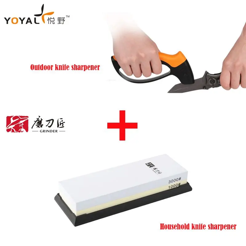 Outdoor knife sharpener and household sharpener white corundum