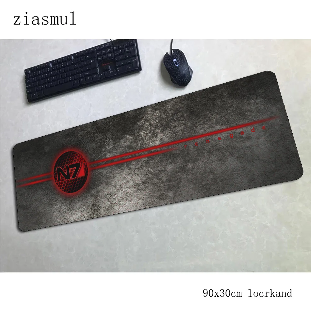 N7 коврик для мыши 900x300x3 мм коврики для мыши высокое качество лучший игровой коврик для мыши геймер HD печать персонализированные коврики для мыши Клавиатура ПК pad