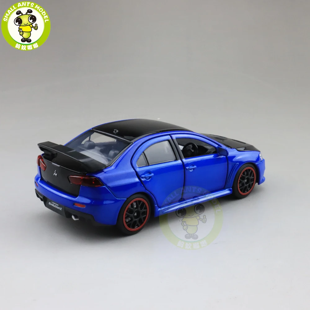 1/32 JACKIEKIM Mitsubishi Lancer EVO X 10 BBS RHD с черной крышей литая модель автомобиля игрушки для детей Подарки для мальчиков девочек