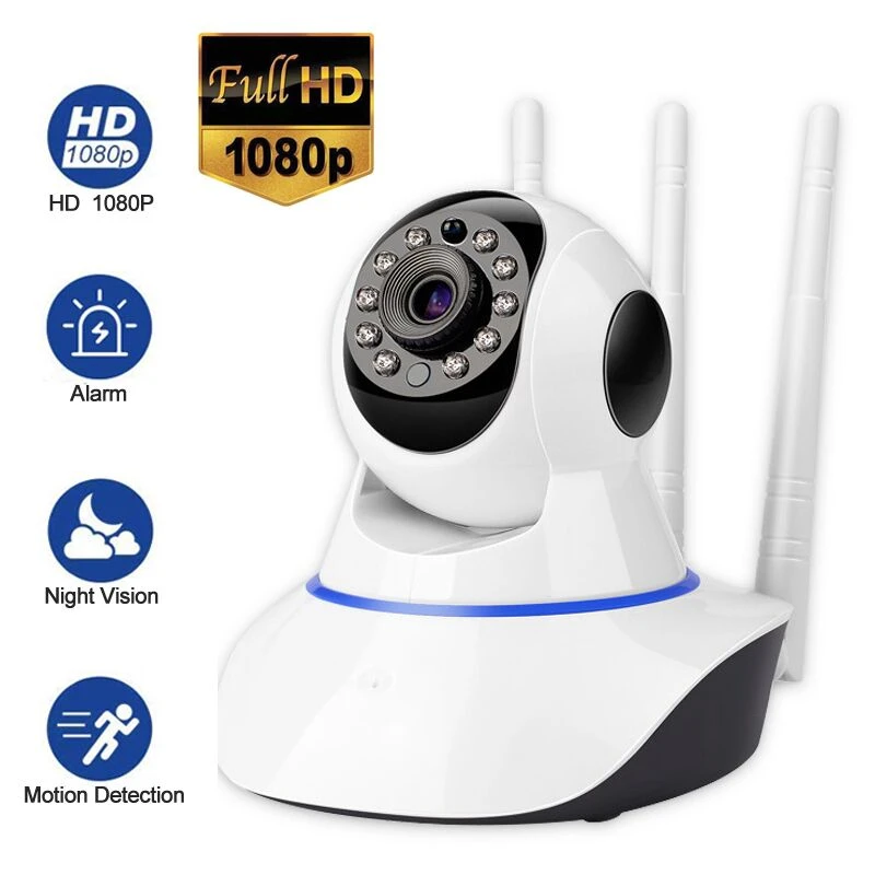 1080P HD Smart Home Security IP Camera Wi-Fi Wireless CCTV IR Night Baby Monitor