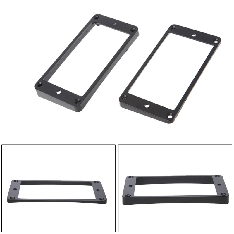 Humbucker оправы для захвата шеи и моста Монтажное кольцо изогнутое
