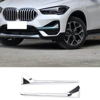 

Car Chrome Bright Front Fog Lamp Trim Strip for BMW X1 F48 2020