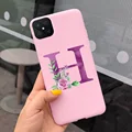 Letter - pink - H