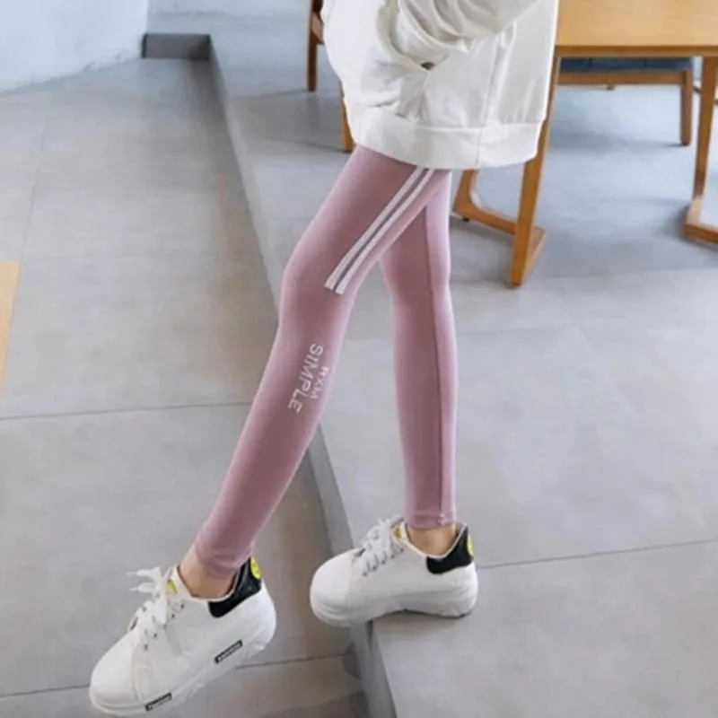 K296 Pink LJCUIYAO Для женщин мягкие леггинсы с принтами в полоску Леггинсы сексуальные Высокая Талия Леггинсы домашние теплые тапочки; Стрейчевые удобные Фитнес брюки - Color: K296 Pink