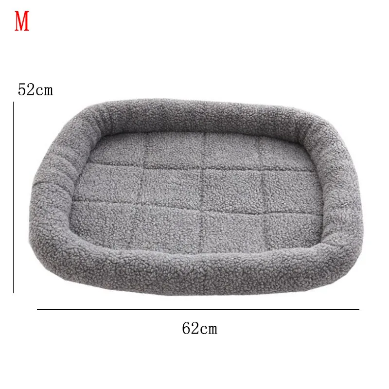 New Pet Cat Dog Mat Cushion Winter Warrm Washable Waterproof Bottom Small Medium Dogs Sleeping Bed Pad Solid Puppy Kitten Nest