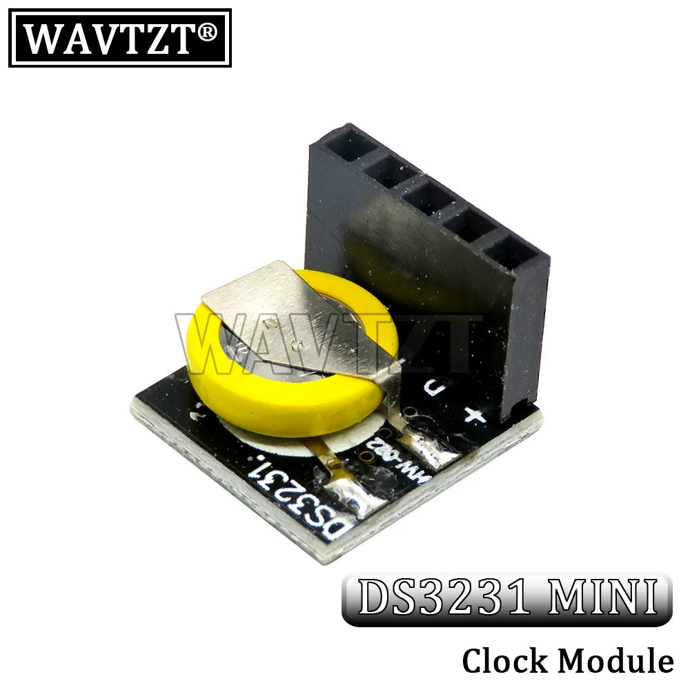 Модуль часов в режиме реального времени WAVTZT DS3231 RTC 3 В/5 В с батареей для Raspberry Pi arduino