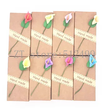 

10/30/50/100pcs Empty Lipstick Tube Paper Box with Flowers Vintage Kraft Drawer Lipstick Box Contains Lafite Lipstick Gift Box