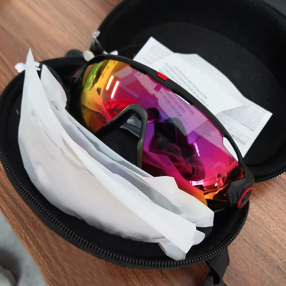 5 Lentes Polarized Cycling Glasses UV400 Man Women Sunglasses Goggle Windproof Gafas De Seguridad Bicycle Eye Fishing Glasses