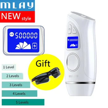 

New 2020 MLAY T7 Cooling Head IPL Hair Removal Machine Device Bikini Trimmer Facial Laser Epilator Adjust 5 Levels 500000 Flashs