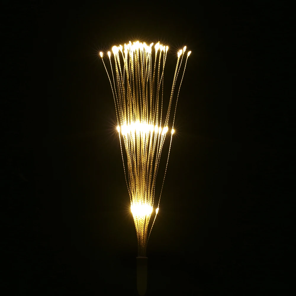 Fireworks Light Christmas String Lights with Remote Control LED Light String Hanging Starburst Lamp Outdoor Garden Fairy Lights