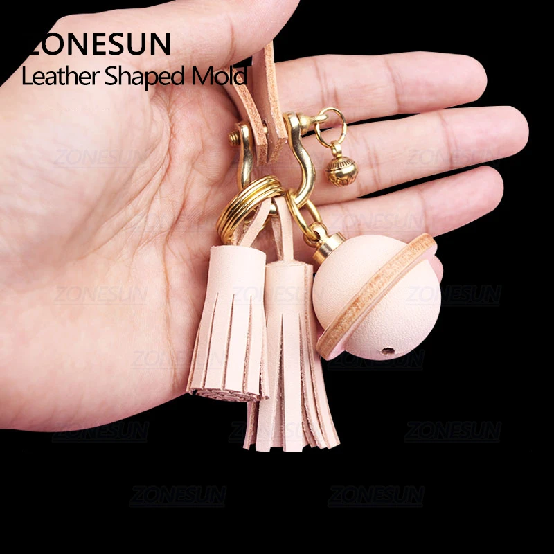 ZONESUN пластик DIY кожаный колокольчик фигурная форма ремесленные инструменты Moding кожа пробивая высечки кожевенное ремесло наборы инструментов