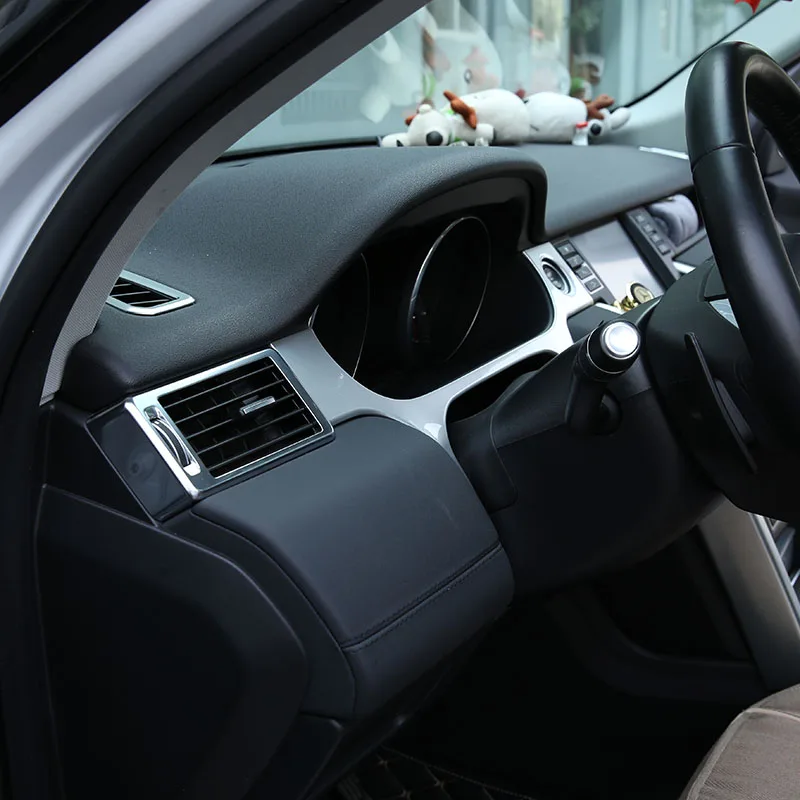 Для Land Rover Discovery Sport- LHD автомобильные аксессуары ABS хромированные украшения для приборной панели автомобиля рамка накладка