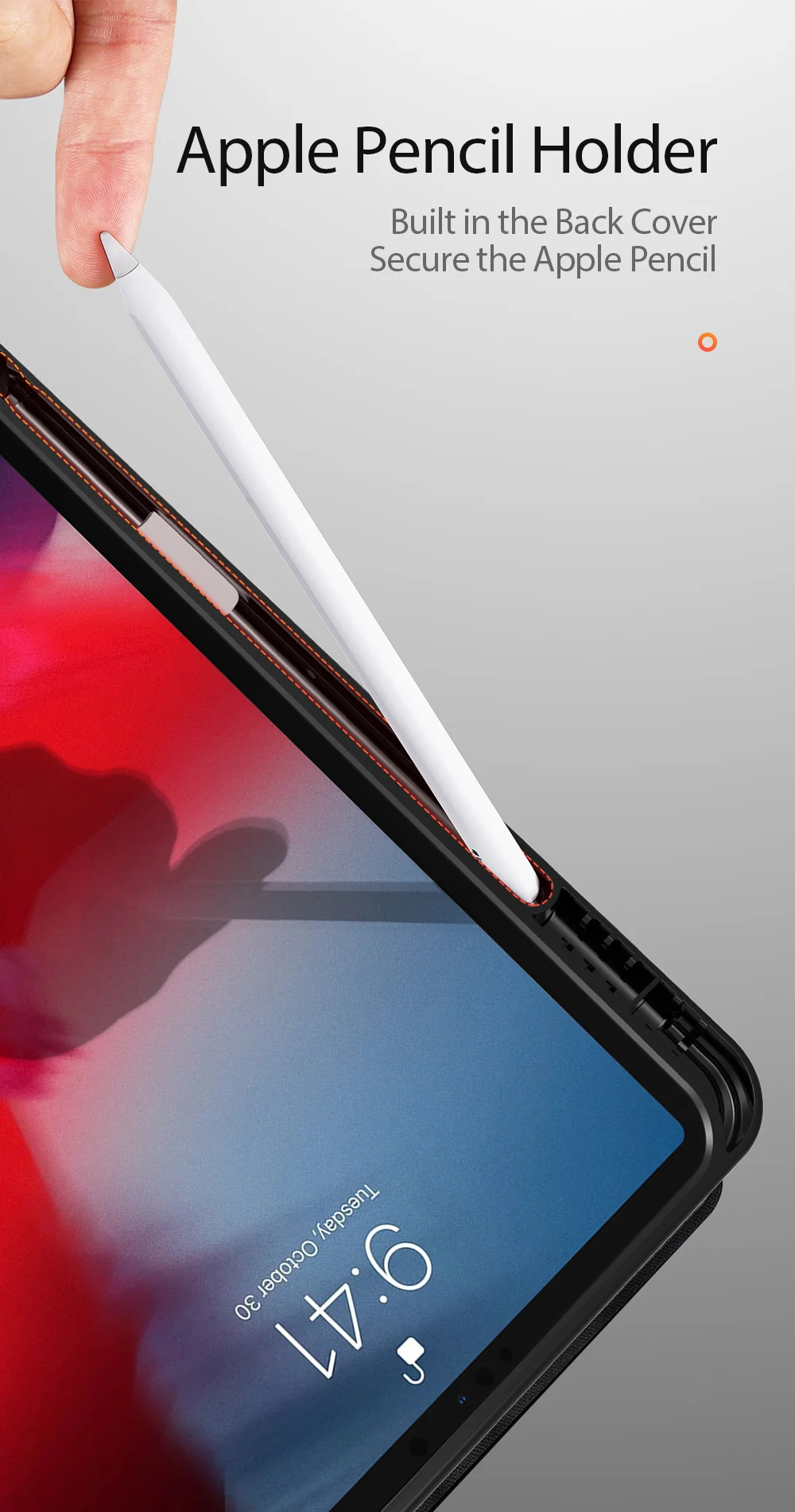 com Suporte para Lápis, Capa para iPad Air 4, Dux Duci Trifold, 10.9