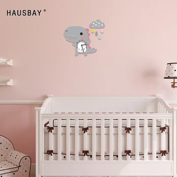 

Anime Cartoon Cute Dinosaur Shape Wall Hanging Clock LIving Room Children's Room Kindergarten Decoration05596