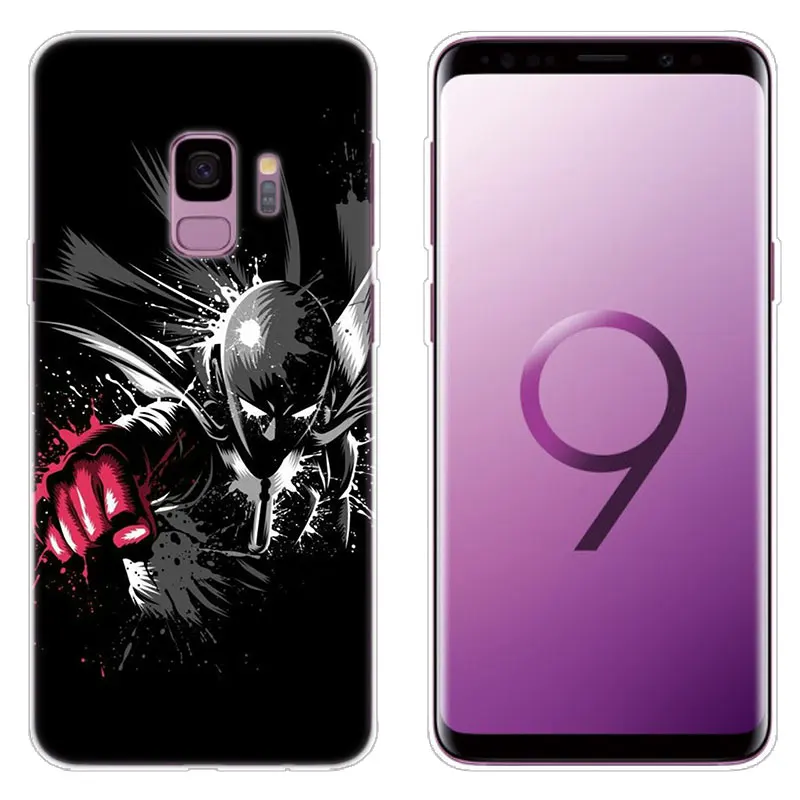 Роскошный силиконовый чехол с Аниме One Punch Man для Samsung Galaxy Note 10 Pro 9 8 M10 M20 M30 M40 S8 S9 S10 Plus