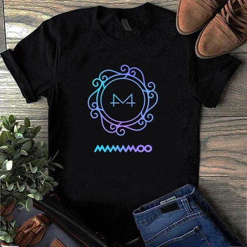 

90s Summer Short-sleeve Tee Shirt Mamamoo Kpop T Shirt Womens Clothing Harajuku Female Tops Tee Camiseta Mujer Tshirts Plus Size