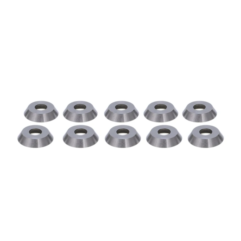

10Pcs High Strength Round Carbide Cutter Insert 1/2 Inch 12X2.5mm Fits for Ci3 Wood Turning Tools