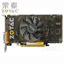 ZOTAC видеокарты GeForce GTX550Ti-1GD5 GDDR5 192Bit видеокарта для nVIDIA GTX 500 карта GTX 550 Ti 1GD5 Dvi VGA HDMI б/у