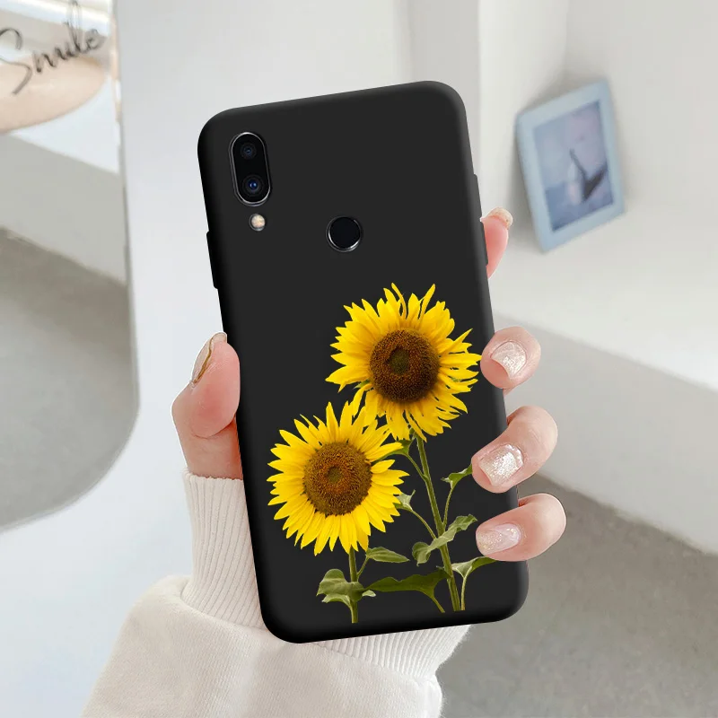 For Meizu note 9 Protective Shell Silicone Soft Shell Phone Case Candy Color Case Fashion Silicone Color Chrysanthemum meizu phone case with stones lock Cases For Meizu