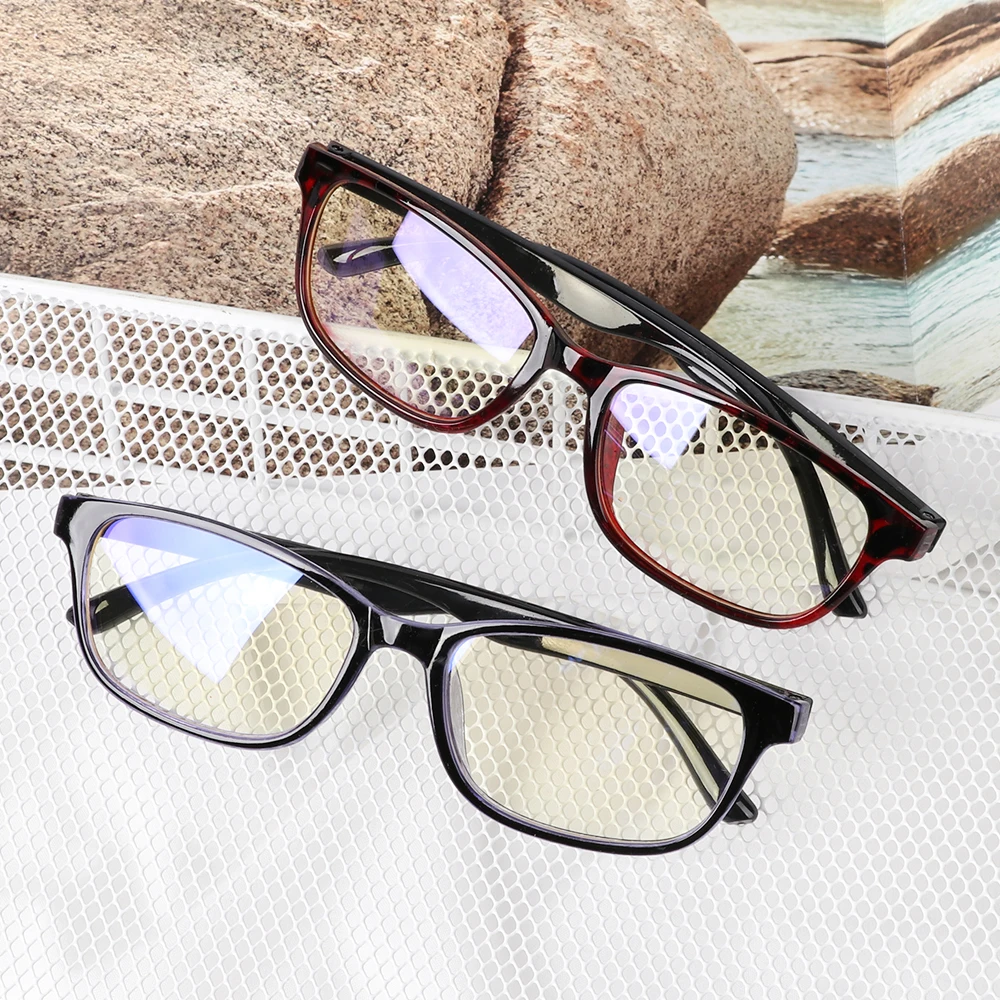 1Pc Flat Mirror Eyeglasses Frames Women Men 2020 Vintage Square Clear Lens Optical Spectacle Frame Black Prescription Eyewear | Аксессуары
